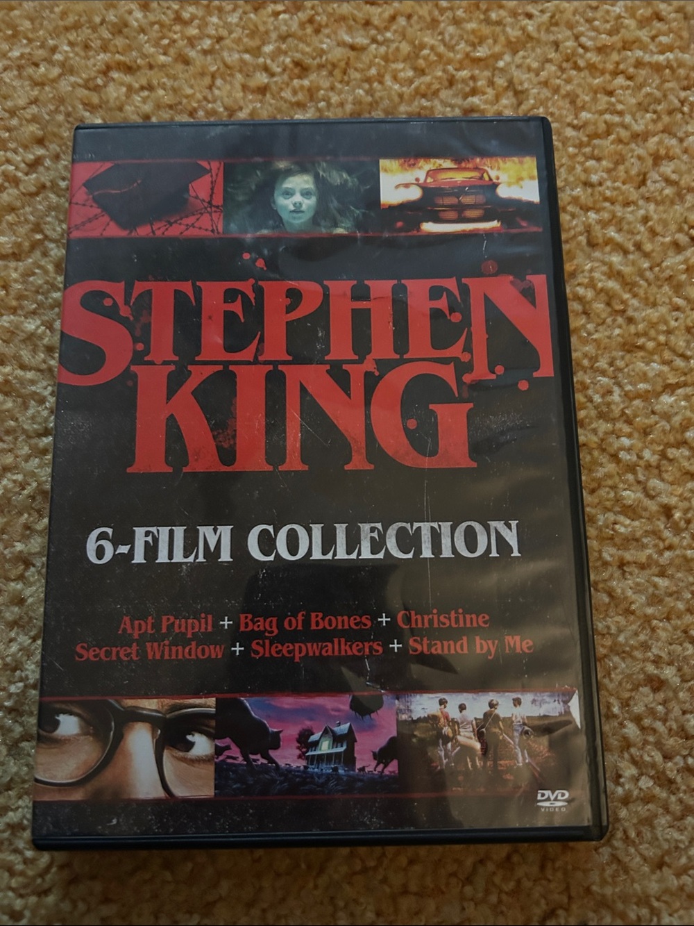Stephen King 6-Film Collection DVD - Black & Red